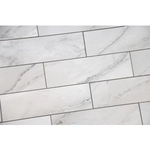 Керамическая плитка сатинированный LeeDo Ceramica Alopex белый 25x7,5 см