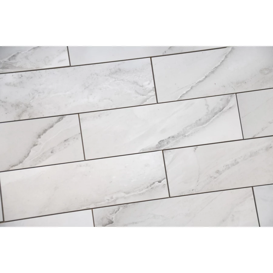 Керамическая плитка сатинированный LeeDo Ceramica Alopex белый 25x7,5 см