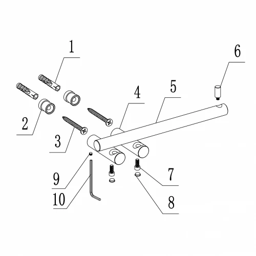 Бумагодержатель Abber Osten 316 брашированная сталь AA1831BST