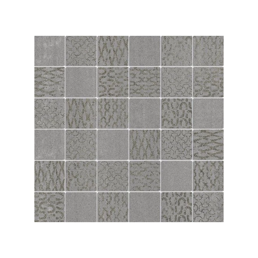 Керамогранит Kerama Marazzi Про Дабл Декор мозаичный матовый темно-серый DD201020\MM 30x30 см