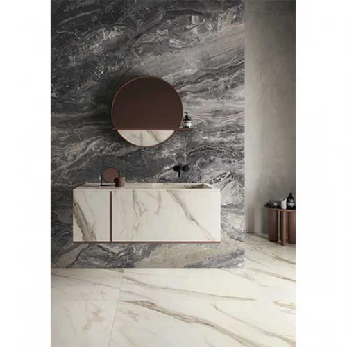 Керамогранит Caesar Anima Futura Golden White SIGN Matt Rt матовый бежевый AIAT 120x60 см