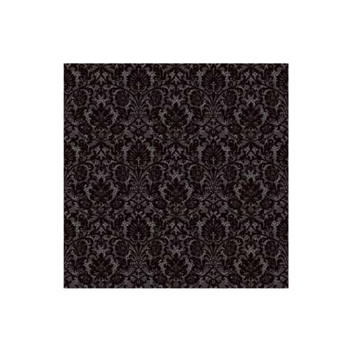 Керамический гранит Керамин Органза 5П черный 40х40 см