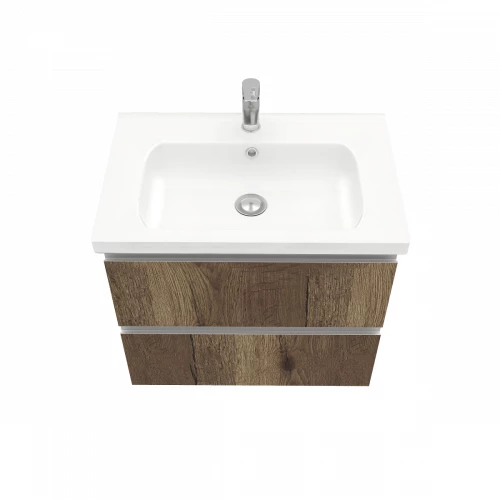 Тумба подвесная Laparet Electra 70 под умывальник Creavit Ideal 70 дуб Рока LE-WCAB-70-222