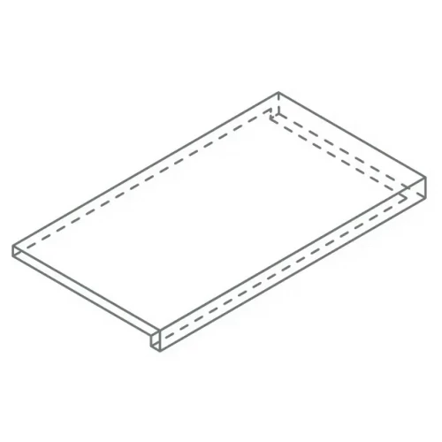 Ступень угловая правая из керамогранита Italon Магма X2 Графит серая 620070003034 60х33 см