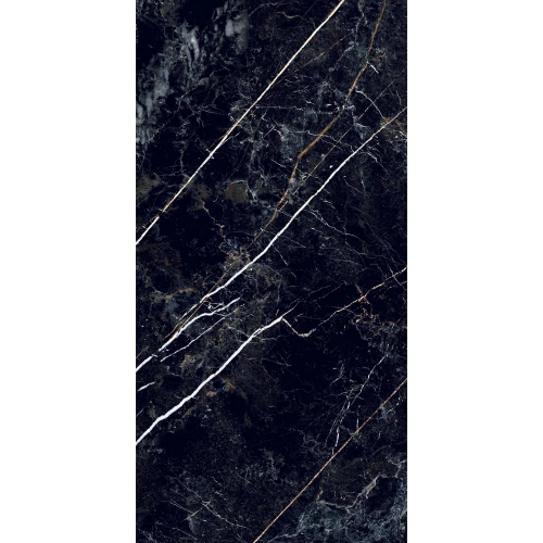 Керамогранит Realistik Obsidian Black Sparkle Dark Lapato сarving черный 120х60 см