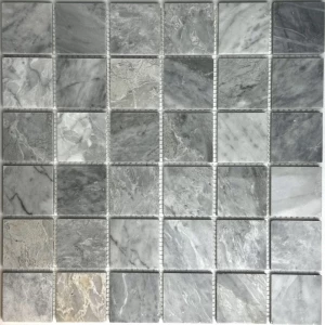 Мозаика Bonaparte Каменная мозаика Italy Grey-48 Pol 48x48 серая 30,5х30,5 см