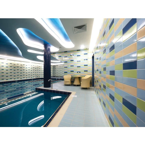 Плитка настенная Kerama Marazzi Баттерфляй голубой глянцевый 2839 28,5х8,5 см