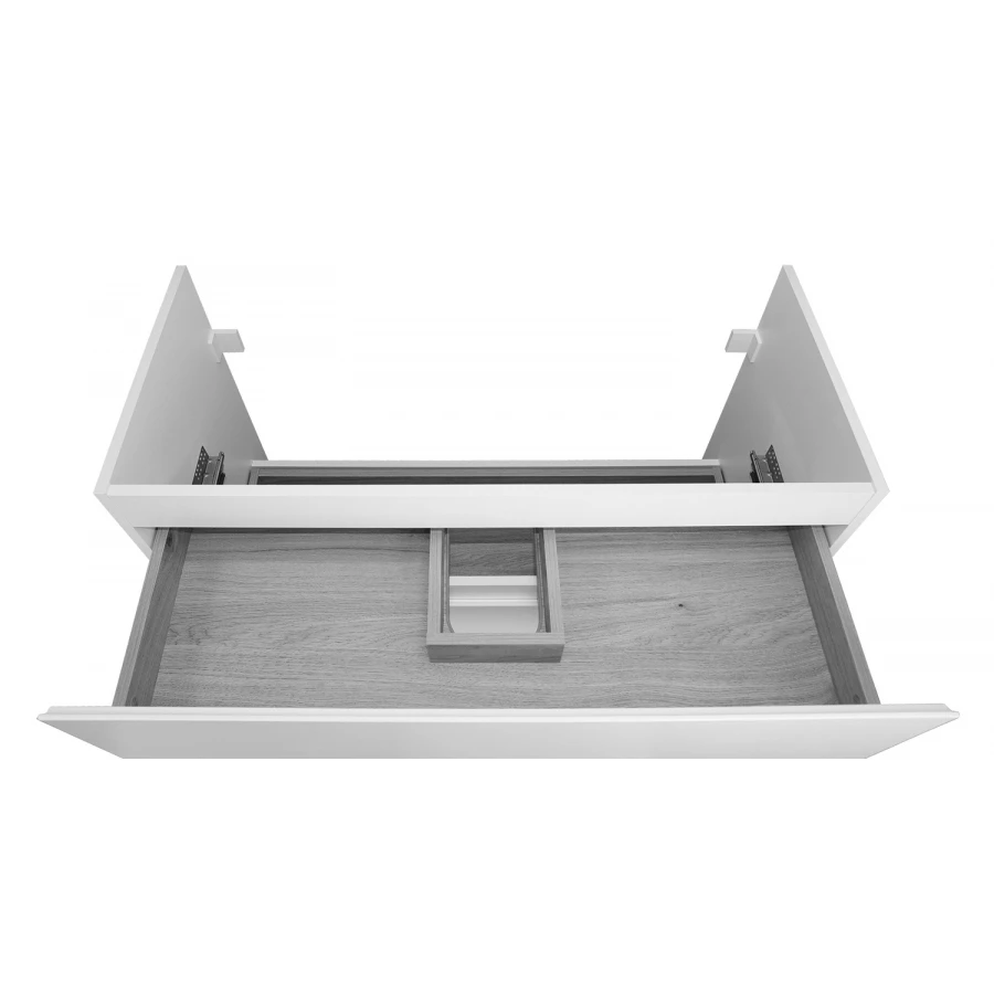 Комплект Тумба Azario Ника 100 подвесная с раковиной Monte 100 белый CS00089923 100х47х57 см