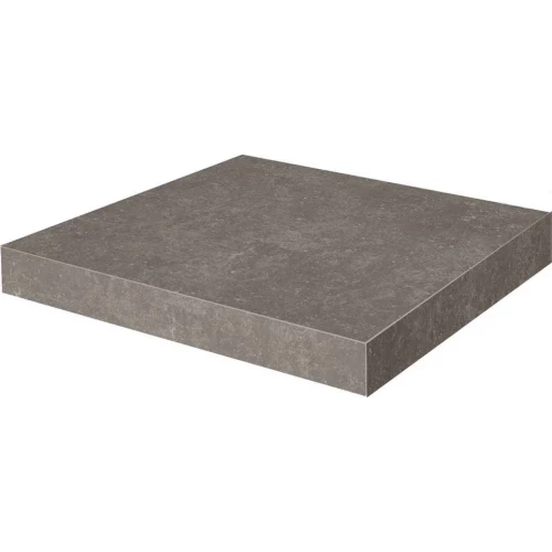 Ступень угловая клееная Kerama Marazzi Касабланка HP матовая обрезная коричневая KM6012G0151RGCA 33x33 см