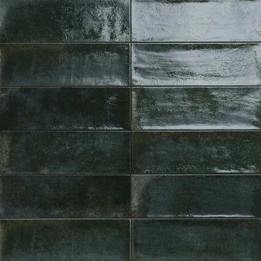 Плитка настенная Mainzu Village Evergreen матовая зеленая 30х10 см