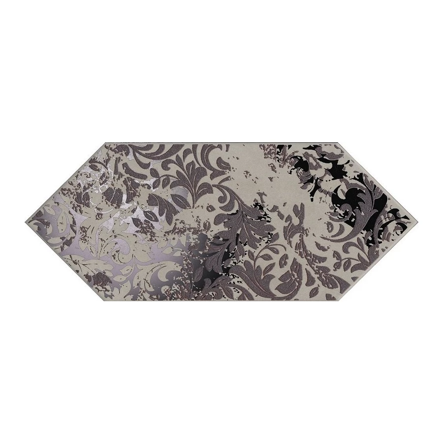 Плитка настенная Kerama Marazzi Каламита 3 Декор матовый серый VT\B523\35030 34х14 см