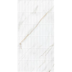 Керамогранит Creanza Selva Gold Decor Carving Pro белый CP4004-D 120х60 см