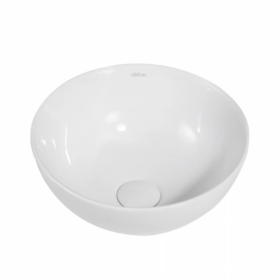 Раковина накладная Abber Bequem белая AC2106