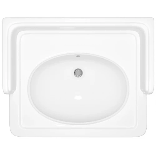 Раковина Kerama Marazzi Pompei подвесная мебельная 60 белая глянцевая PO.wb.60