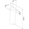 Стойка с туалетной щеткой Am Pm Sense L подвесная A7433600