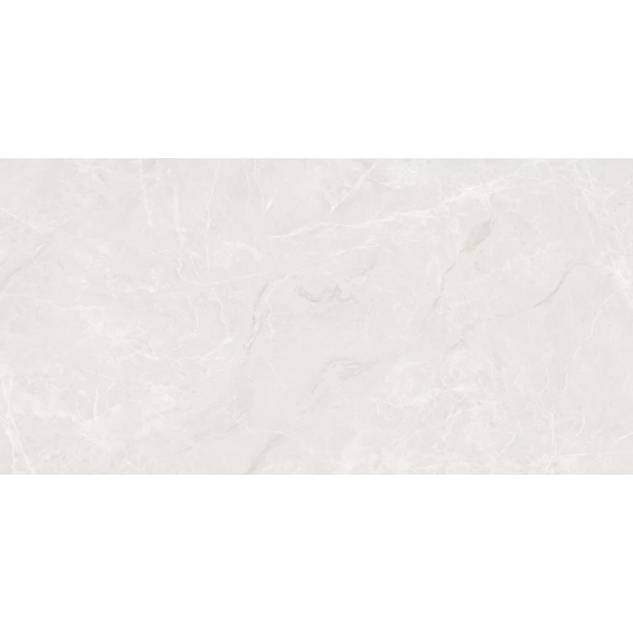 Керамогранит Ceradim Mramor Princess White Полированный светло-серый 120х60 см