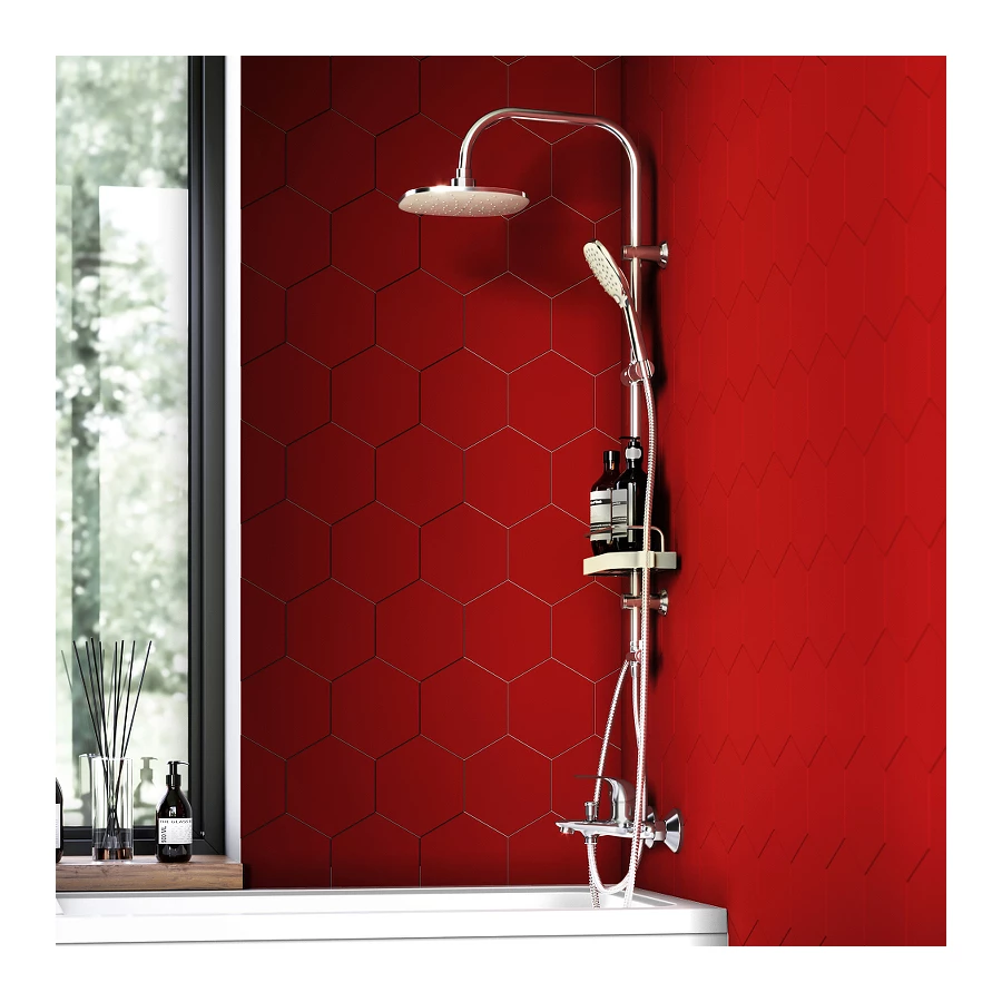 Душевая система с тропическим душем Dorff Prime D0740000