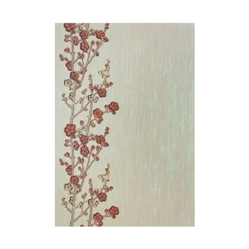 Декор Керамин Сакура 1ДН цветы светло-розовый 27,5х40