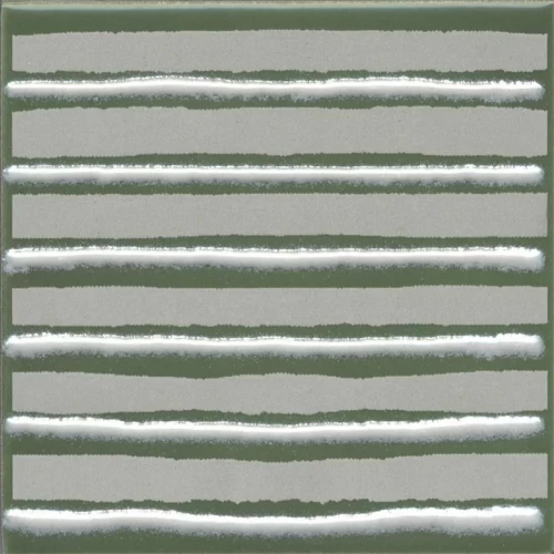 Плитка настенная Kerama Marazzi Бахия 4 Декор глянцевый зелёный KMD3STA027GN 9,8x9,8 см