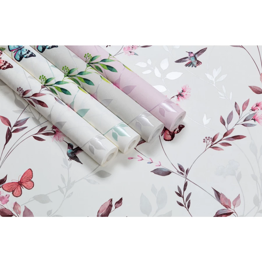 Обои флизелиновые Palitra Home HomeColor Summer серые HC71517-47 1.06х10.05 м