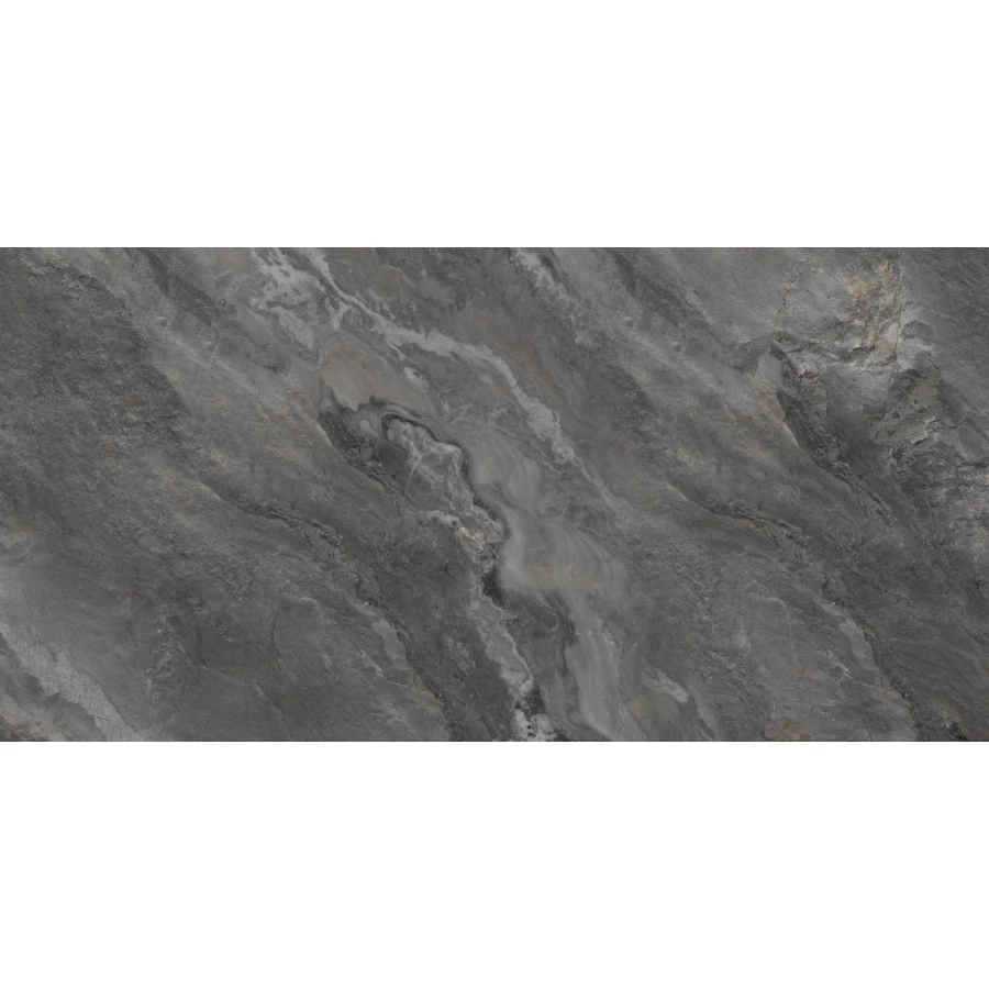 Керамогранит LCM Argenta Graphite матовый карвинг черный 60120RGE25M 120х60 см