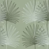 Обои флизелиновые Palitra Home HomeColor Palma зелёные HC72073-71 1,06х10,05 м