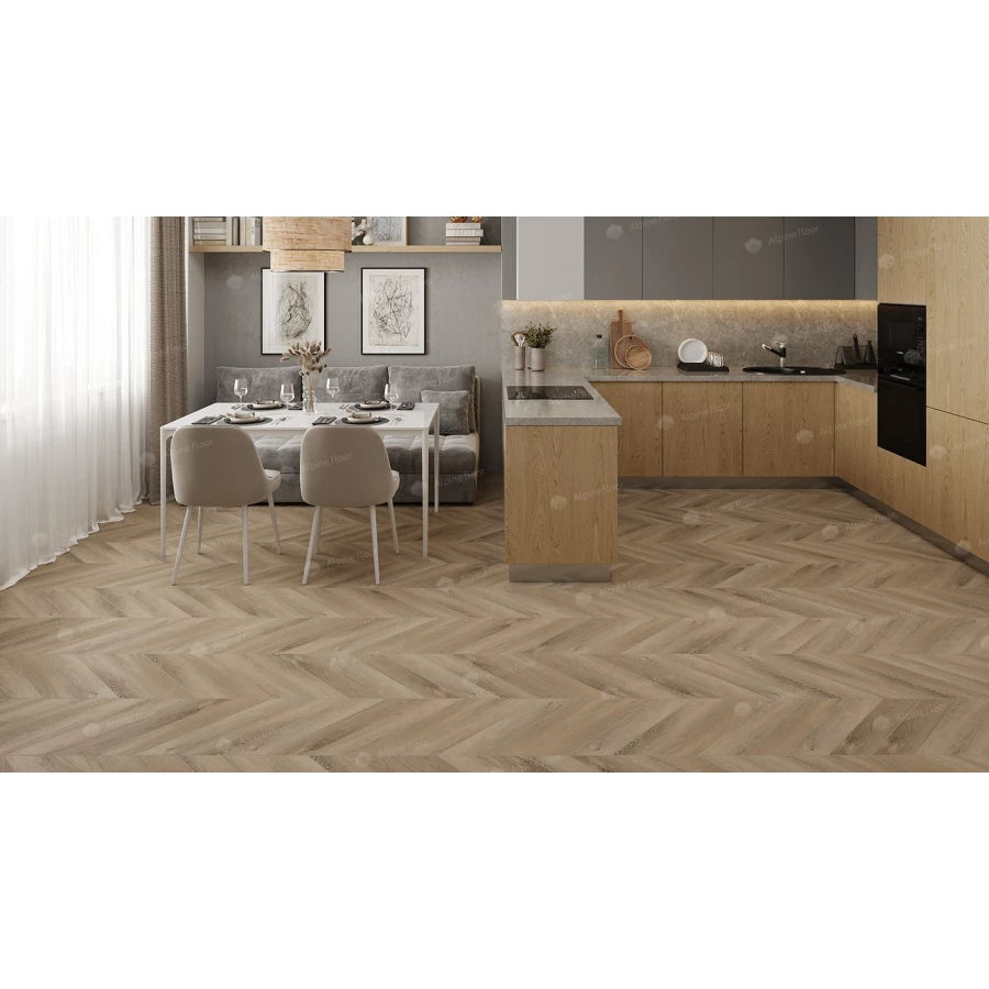 Ламинат Alpine Floor Chevron Alpine Дуб Синистра ECO 18-6 43 класс 5 мм 1,6764 кв.м.