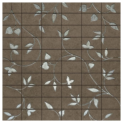 Декор Italgraniti Urbana Antrachite mosaico fiore nat UR064MA 45*45