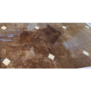 Керамический гранит глазурованный LeeDo Ceramica Marble-Venezia Brown POL октагон коричневый 60x60 см