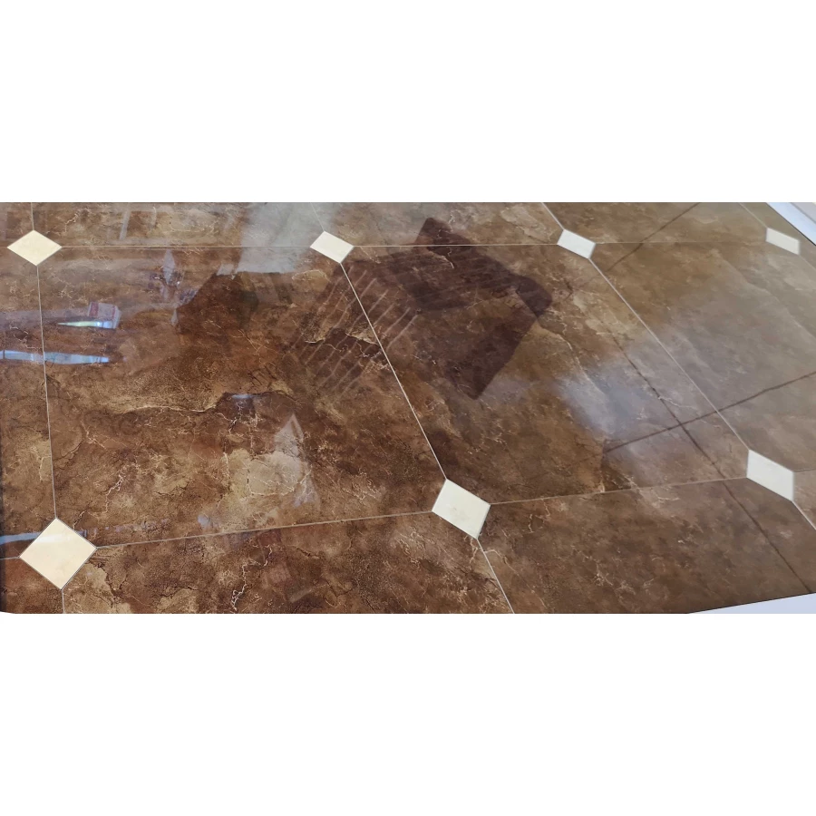Керамический гранит глазурованный LeeDo Ceramica Marble-Venezia Brown POL октагон коричневый 60x60 см
