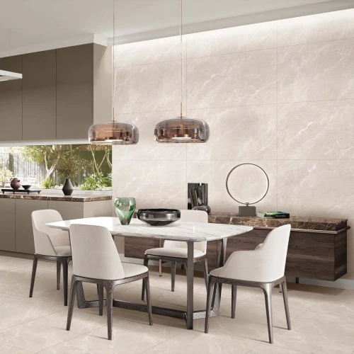 Керамогранит Neodom Marble Lumina Beige Linear DG Carving матовый бежевый N40026 120х60 см