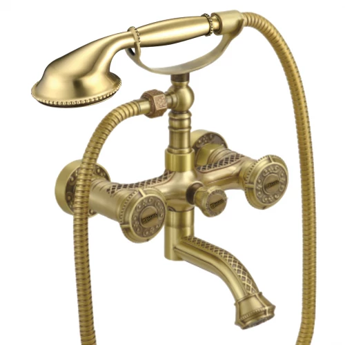 Смеситель для ванны Lemark Jasmine LM6614B бронза