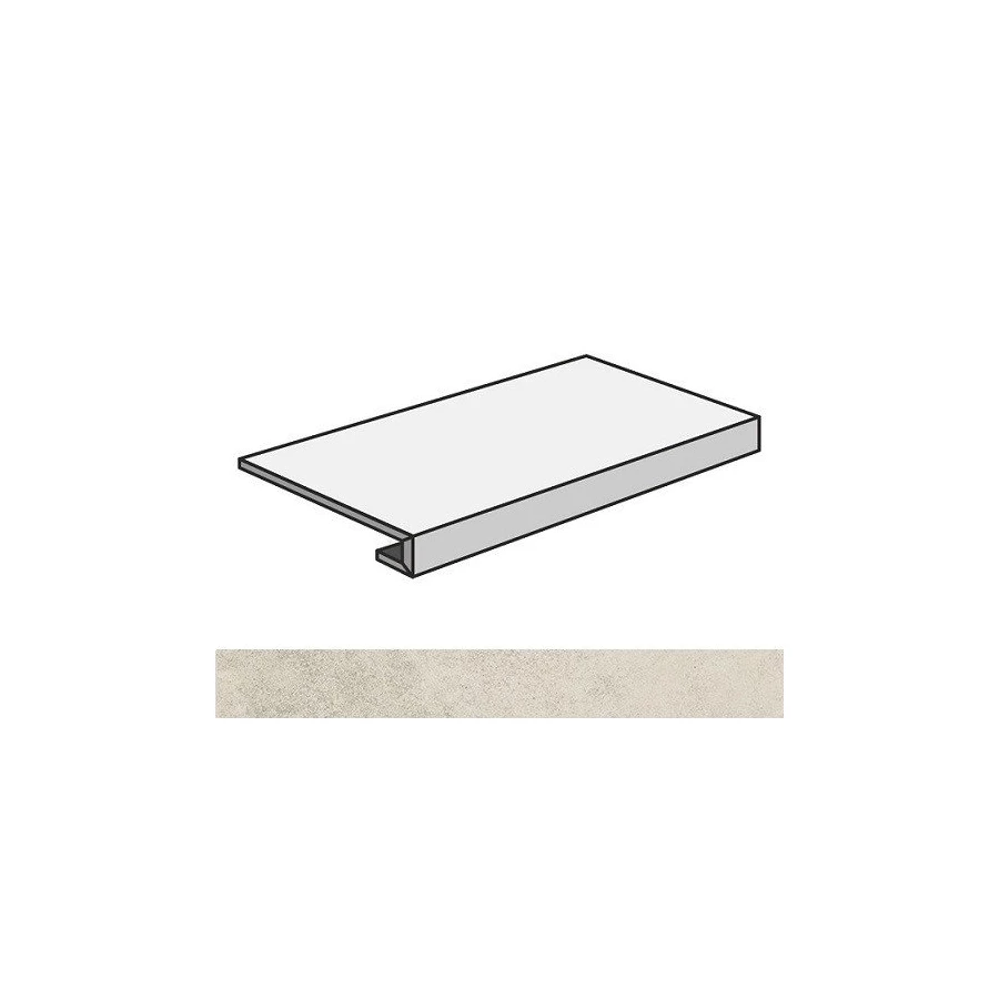 Ступень фронтальная Atlas Concorde Drift White Scal.80 Front 620070001387 80х33 см