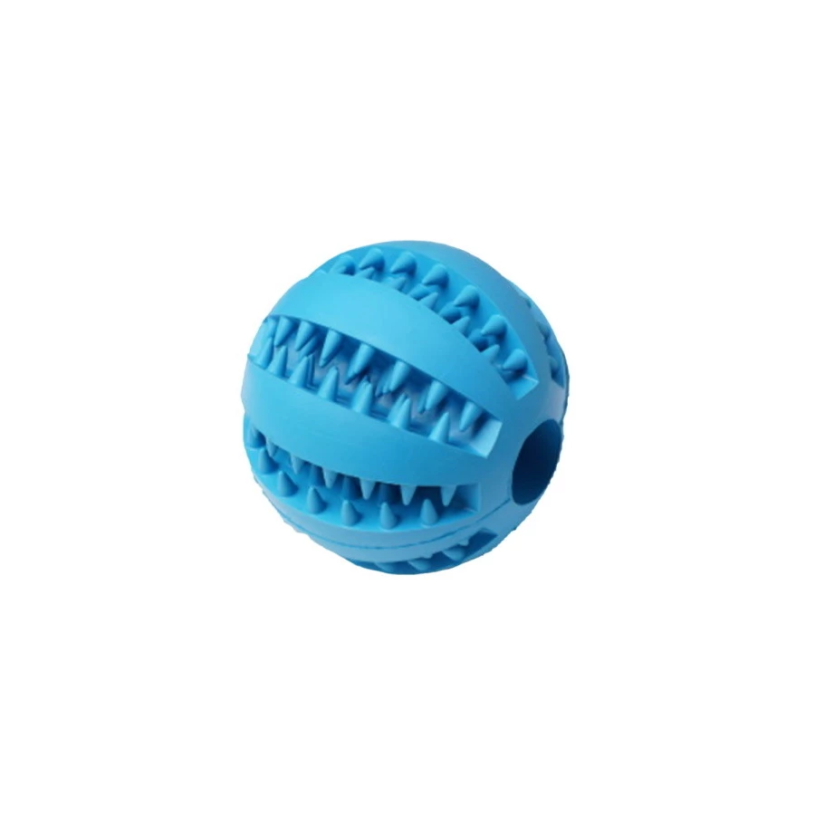 Игрушка для собак Homepet silver series мяч для чистки зубов синий каучук 7 см