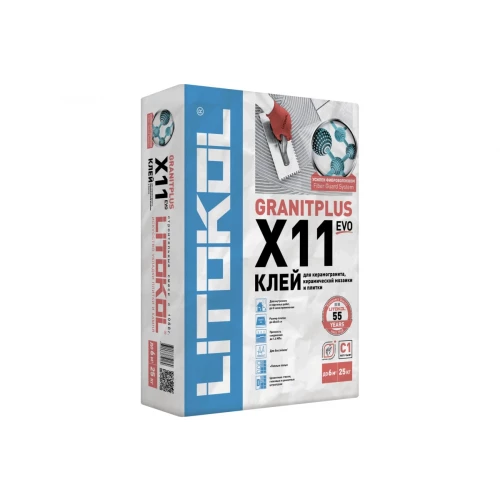 Клей Litokol X11 EVO для плитки и керамогранита L0498720002 25 кг