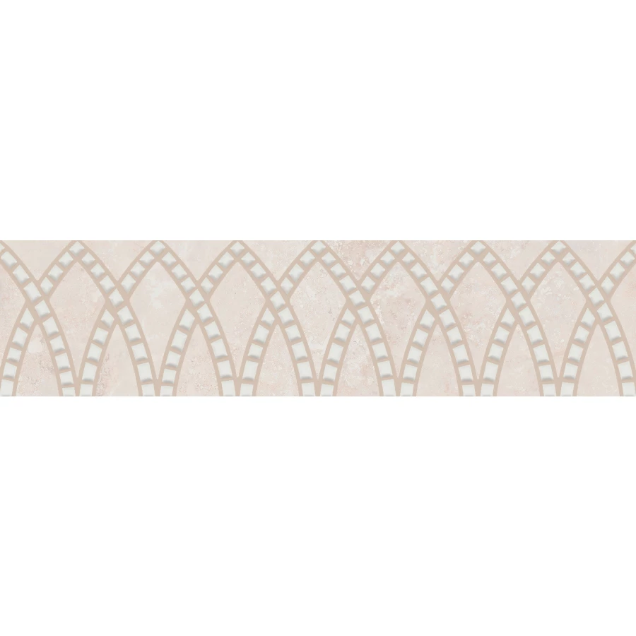 Бордюр Kerama Marazzi Литос обрезной матовый бежевый светлый KMB3STA021BR 30x7,2 см
