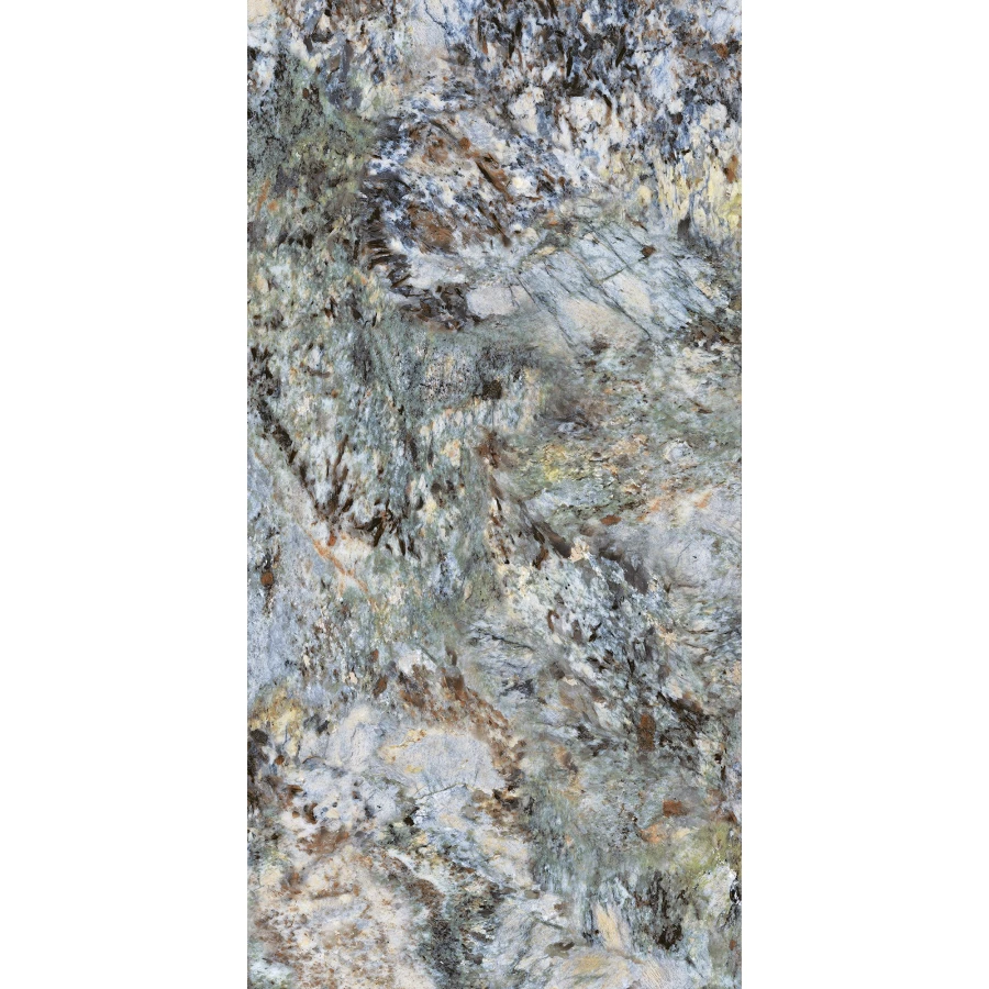 Керамогранит Global Tile Medusa Мультиколор глянцевый голубой GT120609100PGR 120х60 см