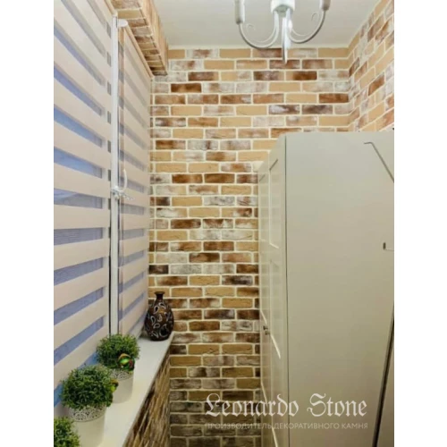 Плитка под кирпич Leonardo Stone Орлеан 333 25-28х7-8х1,7 см
