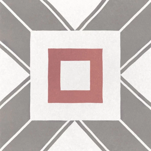 Керамогранит Equipe Каприс Деко Деcал Cолоурс / Caprice Deco Decal Colours матовый серый 22115 20х20 см