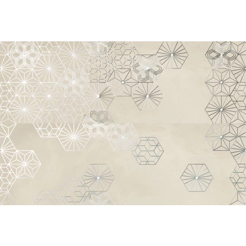 Декор Ibero-Keraben Cromat one dec debod taupe декор 2шт 75х50 см