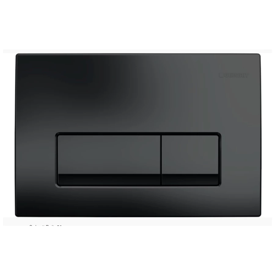 Смывная клавиша Geberit Delta 50 для двойного смыва Черный Ral 9005 115.119.DW.1