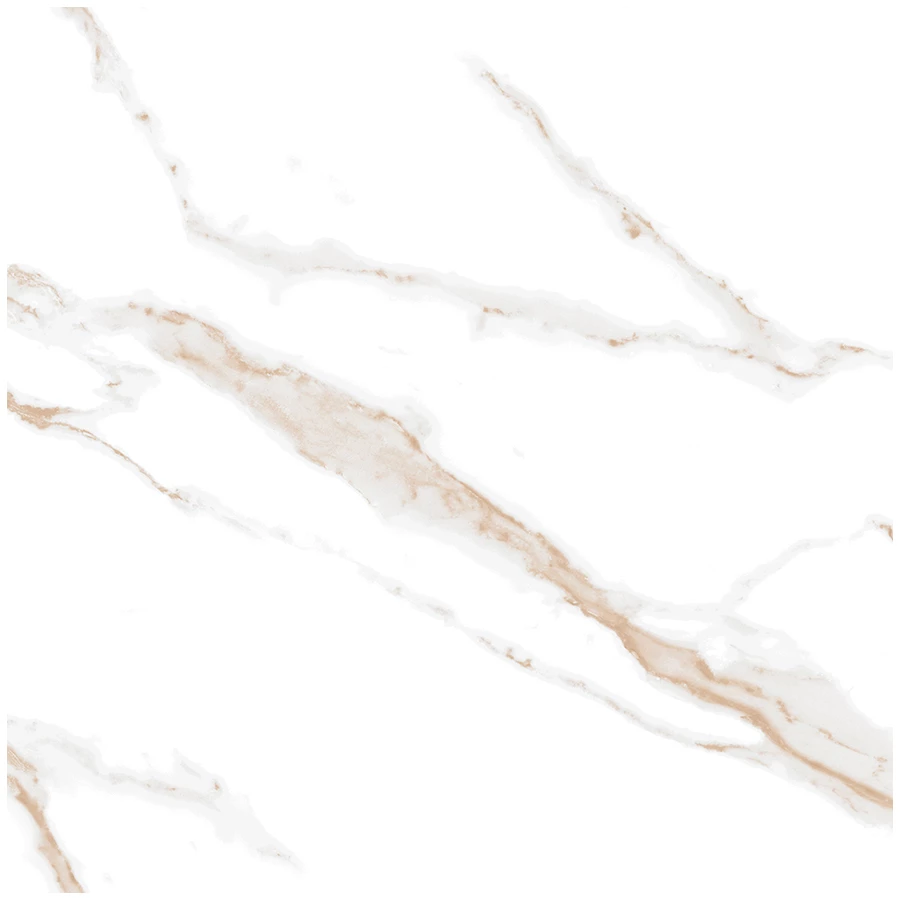 Керамогранит Ceradim Calacatta Sharp Gold белый Полированный 60х60 см