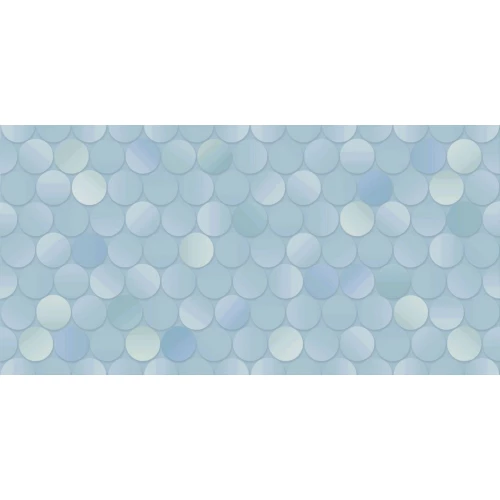 Плитка облицовочная рельефная Alma Ceramica Bolle голубой 24,9*50 см
