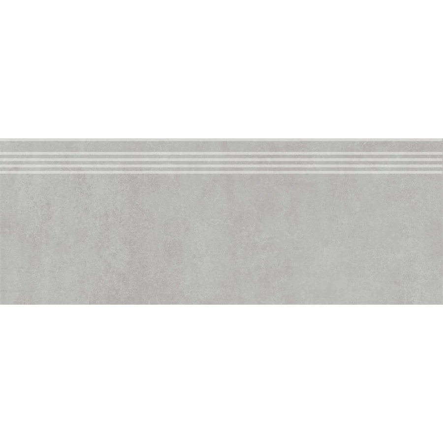 Ступень из керамогранита Kerama Marazzi Про Догана матовая светло-серая DD841190R/GR 80х30 см