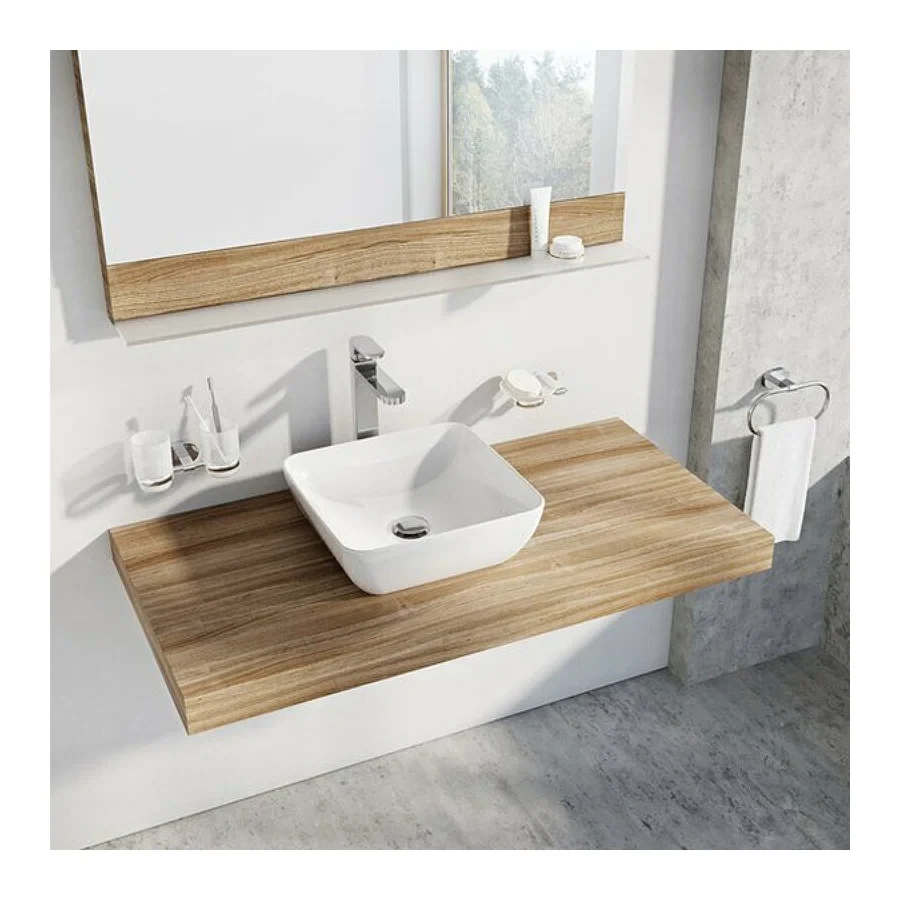 Умывальник Ravak Uni 380 S Slim керамический белый 38x38 см