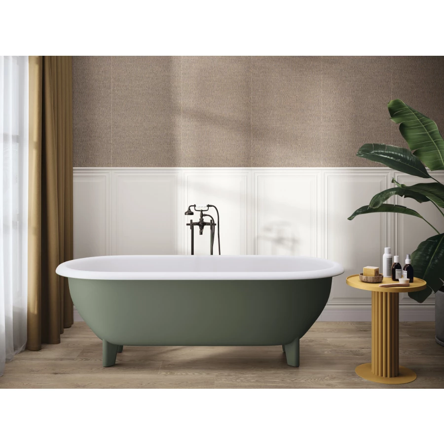 Плитка настенная Ape Ceramica Bellagio Sorico Bianco Rect Panel матовая белая A041938 120х60 см