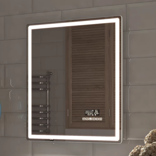 Зеркало Vigo Geometry Media voice 600 044 60x70 см