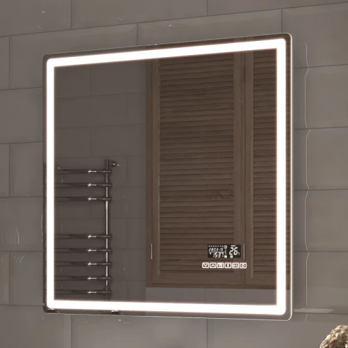 Зеркало Vigo Geometry Media voice 700 046 70x70 см