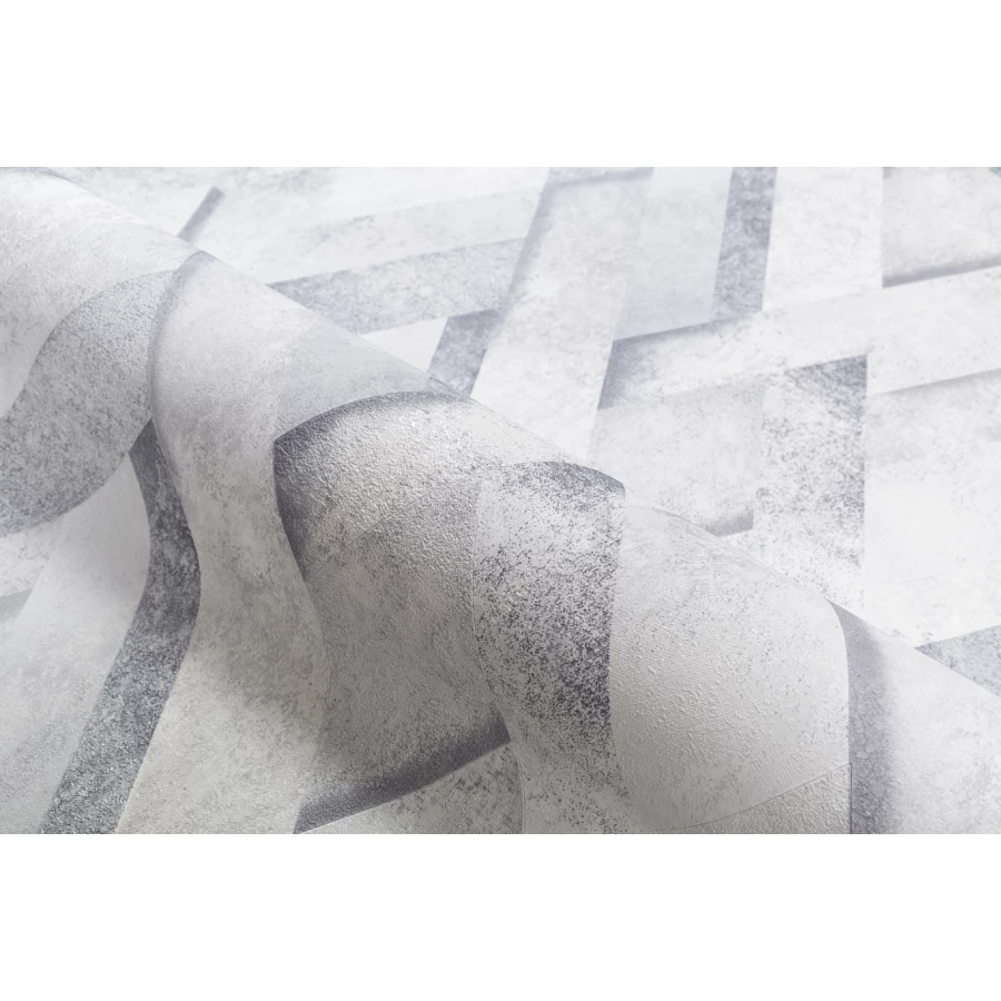 Обои флизелиновые Palitra Home HomeColor Parallel серые HC71812-14 1.06х10.05 м