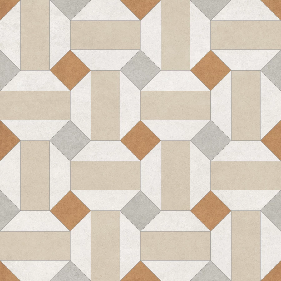 Керамогранит New Trend Design Art Mix 3 матовый многоцветный GP2020DMX11 20х20 см